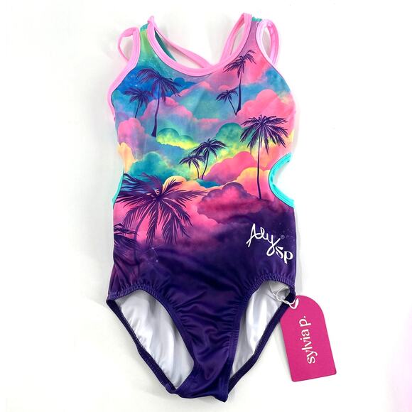 Sylvia P Girls Up In The Clouds Leotard Size 6 - Picture 6 of 9